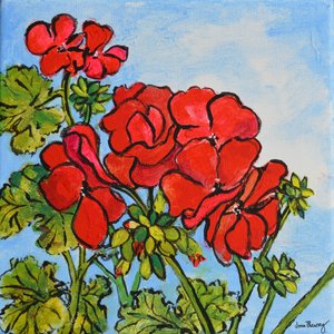 Geranium, 2017 (akryyli)