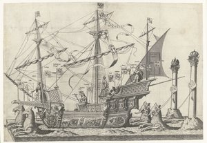 Laiva Victoria, nro 5 Keisari Kaarle V:n hautajaiskulkue, 1558 (sarjan nimi)