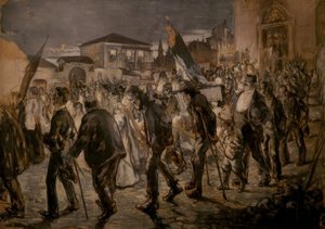 Kulkueen lähtö tekijältä Joaquim Mir i Trinxet