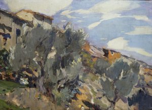 Kylä, orange grove tekijältä Joaquim Mir i Trinxet