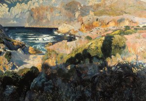 Sant Vicencin lahti. Joaquim MIR I TRINXETin maalaus tekijältä Joaquin Mir Trinxet