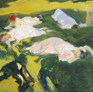 La Siesta tekijältä Joaquín Sorolla