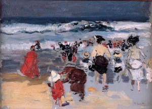 Ranta Biarritzissa, 1906 tekijältä Joaquín Sorolla
