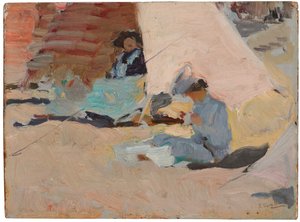 Ranta, Biarritz tekijältä Joaquín Sorolla