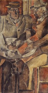 Cafe Gathering, noin 1926 (tempera kankaalle).