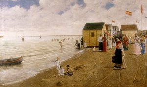 Sanlucar de Barramedan ranta Joaquin Turina Sandin maalaus (1847-1903) Yksityinen kokoelma. tekijältä Joaquin Turina Arenal