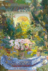 Sorolla-talon piha tekijältä Joaquín Sorolla