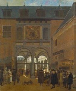 Amsterdamin pörssi, n. 1675-80 (öljy kankaalle)