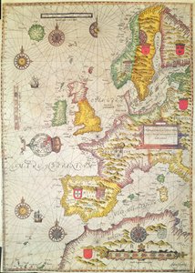 Tämän kirjan yleinen hoito ja kuvaus Euroopan meren rannikoista ja navigoinnista (käsinvärinen kaiverrus)