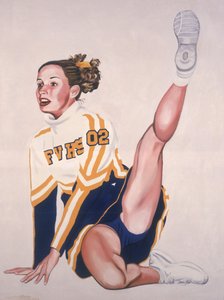 Floor Routine, 2002 (öljy & akryyli kankaalle)