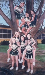 Jesuiitta Cheerleaders in a Tree, 2002