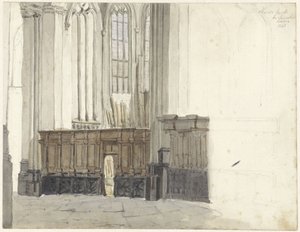Drapenierskapel Nieuwe Kerkissä Amsterdamissa tekijältä Johan Adolph Rust