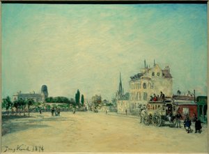 Lavabussi Faubourg St. Jacquesilla tekijältä Johan Barthold Jongkind