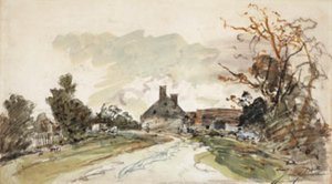 Tie Côte-Saint-Andrén läpi Grenoblessa tekijältä Johan Barthold Jongkind