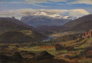 Hjellestä Valdresissa tekijältä Johan Christian Dahl