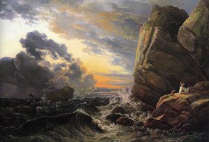 Aamu myrskyisen yön jälkeen tekijältä Johan Christian Dahl