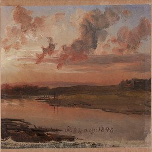 Elbe illalla tekijältä Johan Christian Dahl