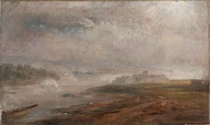 Elbe sumuisena aamuna tekijältä Johan Christian Dahl