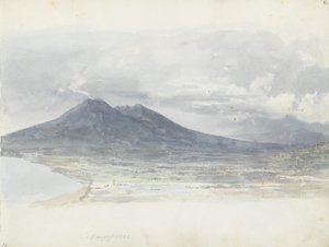 Vesuvius Quisiranasta nähtynä tekijältä Johan Christian Dahl