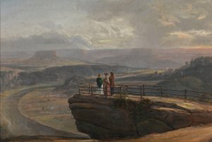 Näkymä Basteista tekijältä Johan Christian Dahl