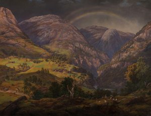 Näkymä Stalheimista tekijältä Johan Christian Dahl