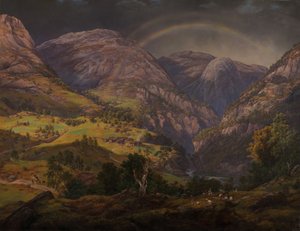 Näkymä Stalheimista tekijältä Johan Christian Dahl