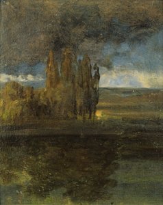 Näkymä Elbelle ja "Der Bär" -bastionille tekijältä Johan Christian Dahl