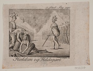 Vinjetti. Haldane ja Hildegard tekijältä Johan Christoph Seehusen