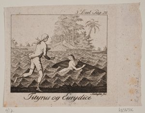 Vinjetti. Tityros ja Eurydice tekijältä Johan Christoph Seehusen