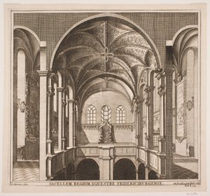 Frederiksborgin palatsikirkon yläosa