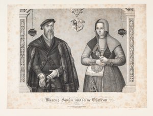 Marcus Swin ja vaimo tekijältä Johan Friedrich Fritz