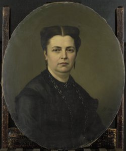 Jeanette Antoinette Pietermaat (1818-70). Pieter Mijerin vaimo tekijältä Johan Heinrich Neuman (signed by artist)
