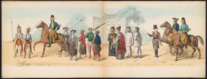 Delftin opiskelijoiden naamiaiset, 1857 (levy 8) Delftin opiskelijakunnan jäsenten pitämä pukukulkue 5. toukokuuta 1857, ja se kuvaa Djokjokartan sulttaanin Garebeg-kulkuetta ja Hollannin tyypillisimpiä tyyppejä.