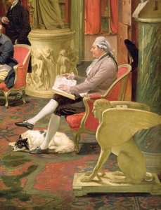 Charles Townley ja hänen ystävänsä Towneley Galleriassa, yksityiskohta Charles Townley 1737-1805 1781-83 öljy kankaalle yksityiskohta 2288:sta. tekijältä Johan Joseph Zoffany