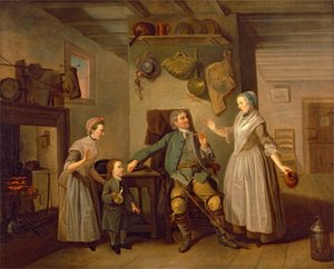 David Garrick ja Mary Bradshaw David Garrickin elokuvassa The Farmer