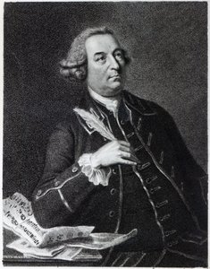 Muotokuva John Christopher Smithistä (1712-95), muusikko ja Händelin amanuenssi tekijältä Johan Joseph Zoffany