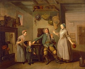 David Garrick ja Mary Bradshaw David Garrickin elokuvassa The Farmer