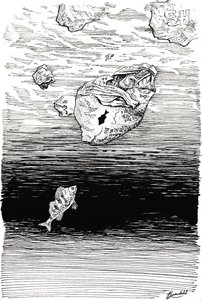 Kalat muovin alla tekijältä Johan Liewendahl