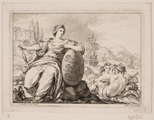Vinjet til P. H. Mallet: Tanskan historia I, 1758