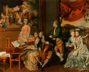 "Goren perhe Georgen kanssa, kolmas Earl Cowper", 1775, 1942.