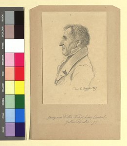 Georg von Dillis (1759-1841), taidemaalari, gallerianjohtaja tekijältä Johann Adam Klein