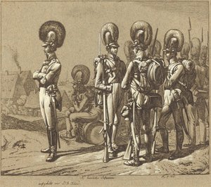 K. Baijerin jalkaväki (Bavarian Infantrymen) tekijältä Johann Adam Klein