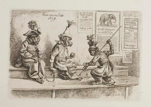 Uudeksi vuodeksi 1829. Apinoita tekijältä Johann Adam Klein