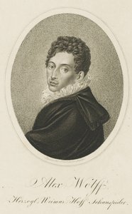 Pius Alexander Wolffin muotokuva 1782-1828, noin 1820. tekijältä Johann Adolf Rossmaesler