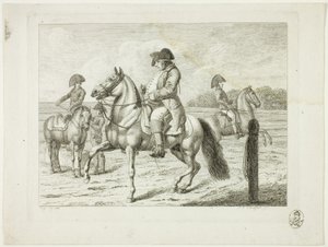 Ratsastuskoulu ja hevoset tekijältä Johann Adolph Darnstedt