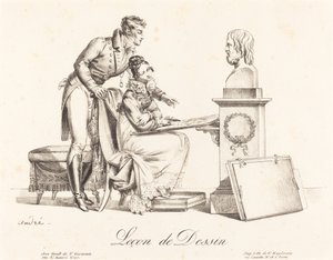 Piirustus oppitunti tekijältä Johann Anton André