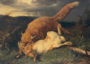 Kettu ja jänis tekijältä Johann Baptist Hofner