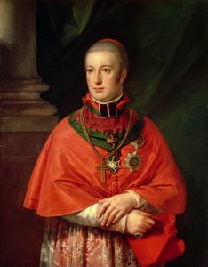Rudolf Habsburgilainen, Itävallan arkkiherttua (1788-1831), Leopold II:n (1747-93) nuorin poika, kardinaalin kaapuun puettuna.