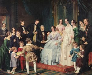 Huonekalut ja erilaiset esineet 1100- ja 1300-luvuilta tekijältä Johann Baptist Joseph Bastine