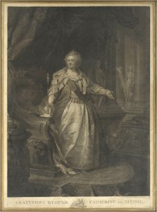 Katariina II Venäjä (1729-1796) tekijältä Johann Baptist von Lampi the Elder